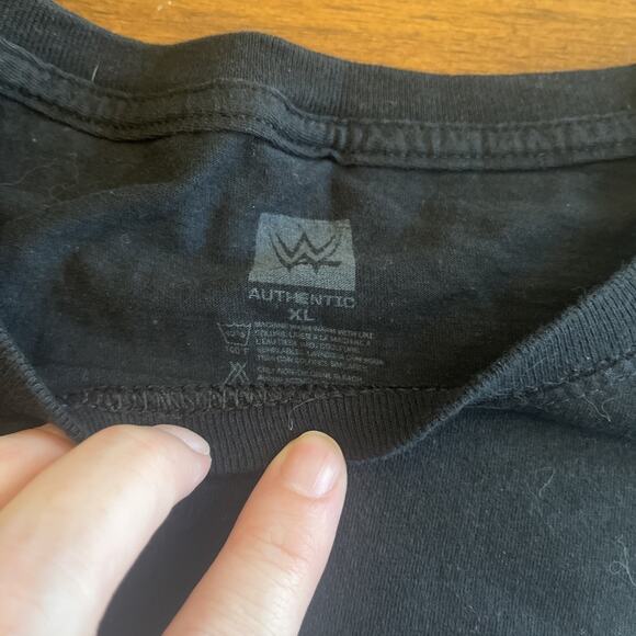 Men’s Sz XL Black W Network Crew Tshirt TCG Event 2019 Wrestle Fancore Collector - Picture 4 of 5